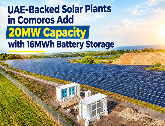 UAE-Backed Solar Plants in Comoros Add 20MW Capacity with Battery Storage