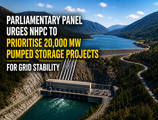 Parliamentary Panel Urges NHPC to Prioritise 20,000 MW Pumped Storage Pipeline