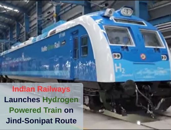 India Launches First Hydrogen Powered Train on Jind-Sonipat Route