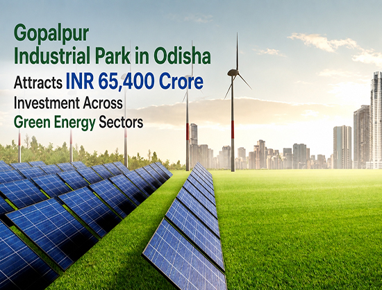 Odisha&rsquo;s Gopalpur Industrial Park Poised for INR 65,400 Crore Investments Across Green Energy, Manufacturing