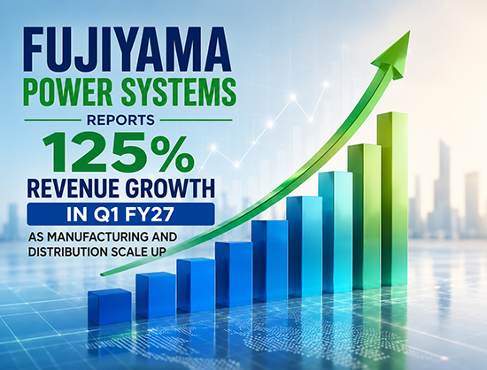 Fujiyama Power Systems Reports 141 Percent EBITDA Growth in Q1 FY27