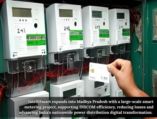 IntelliSmart Infrastructure Wins Smart Metering Project in Madhya Pradesh