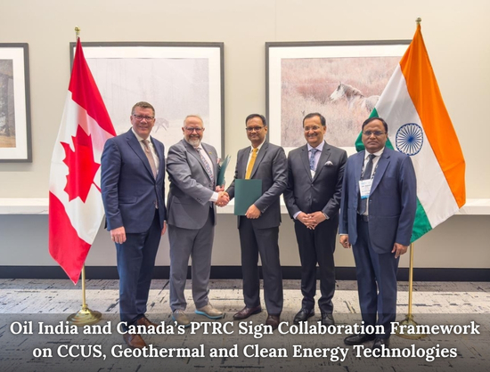 Oil India, Canada’s PTRC Partner on CCUS, Geothermal and Clean Energy Technologies