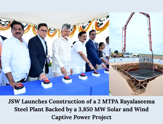 Andhra Pradesh Unveils Green-Powered Steel Project with 3,850 MW Renewable Energy Capacity