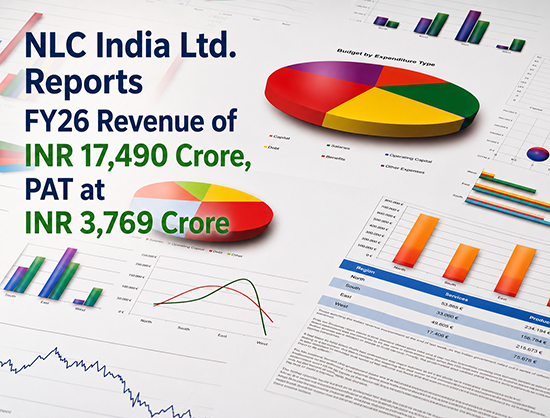 NLC India Reports FY26 Revenue of INR 17,490 Cr, PAT Surges 39 Percent to INR 3,769 Cr