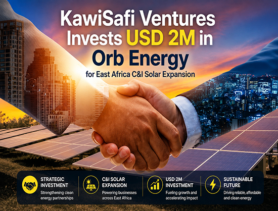 KawiSafi Ventures Invests USD 2 Million in Orb Energy