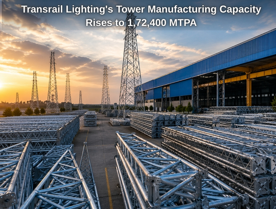 Transrail Lighting Expands Tower Capacity to 1.72 Lakh MTPA