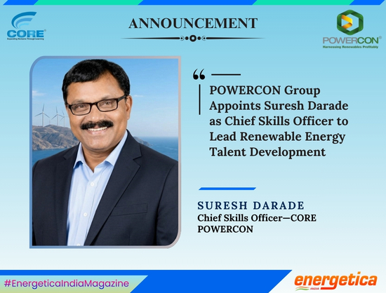 POWERCON Group Names Suresh Darade as Chief Skills Officer for CORE