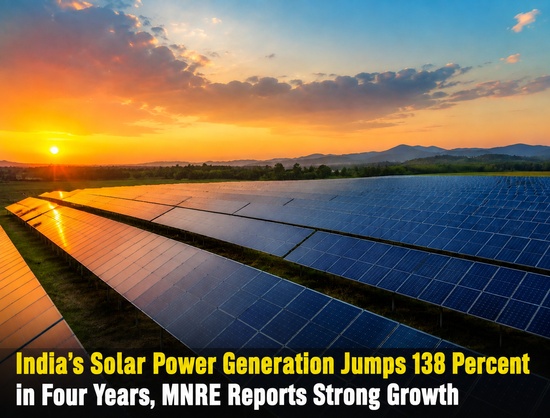 India&rsquo;s Solar Power Generation Surges 138 Percent in Four Years, Crosses 174.7 Billion Units in FY26