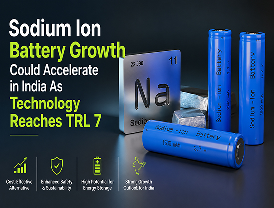 Sodium Ion Batteries Could See Wider Adoption in India as Technology Reaches TRL 7