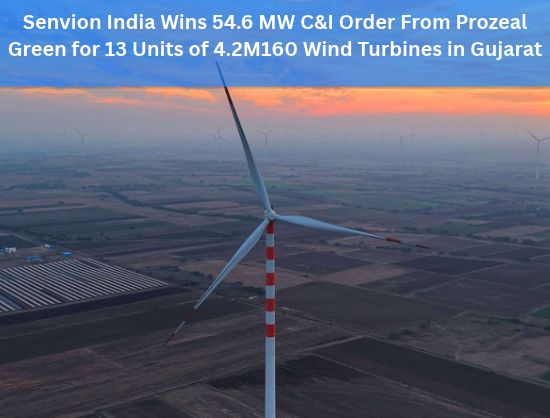 Senvion India Wins 54.6 MW Wind Turbine Order from Prozeal Green