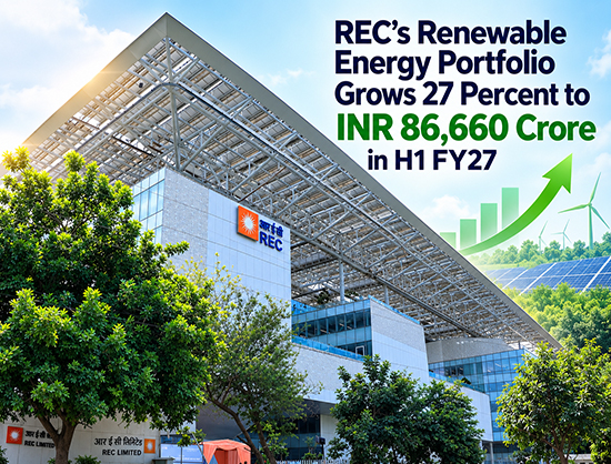 REC Reports INR 7,541 Crore PAT in H1 FY27, Renewable Energy Portfolio Grows 27 Percent