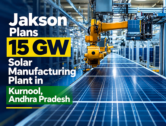Jakson Plans INR 6,863 Crore Solar Plant in Andhra Pradesh