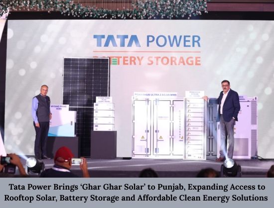 Tata Power Targets 1 Lakh Punjab Homes with Rooftop Solar in Three Years