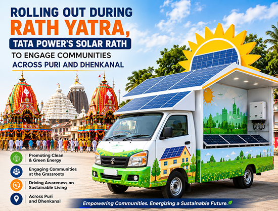 Tata Power Launches Odisha&rsquo;s First Solar Rath to Drive Rooftop Solar Awareness Under PM Surya Ghar Scheme