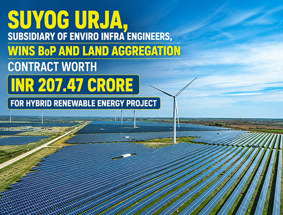 Enviro Infra Engineers Arm Secures INR 207.47 Cr Hybrid Renewable Energy EPC Contract